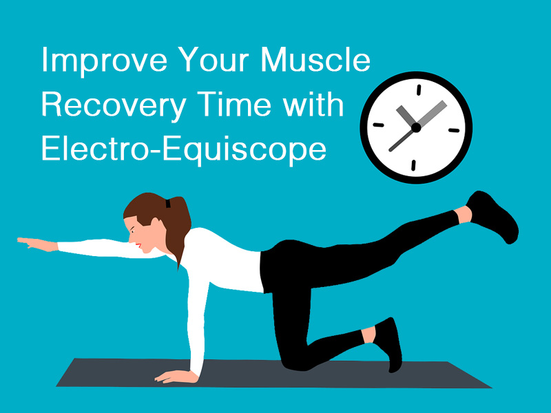 woman exercising to the clock to illustrate improve muscle recovery time