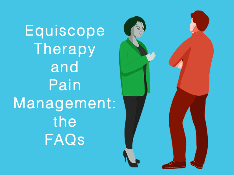 woman answering a man's questions to illustrate pain management FAQs