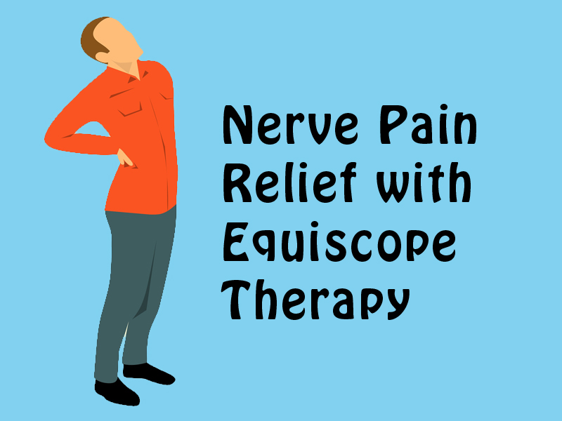 Person bending backwards in pain to illustrate how to get nerve pain relief