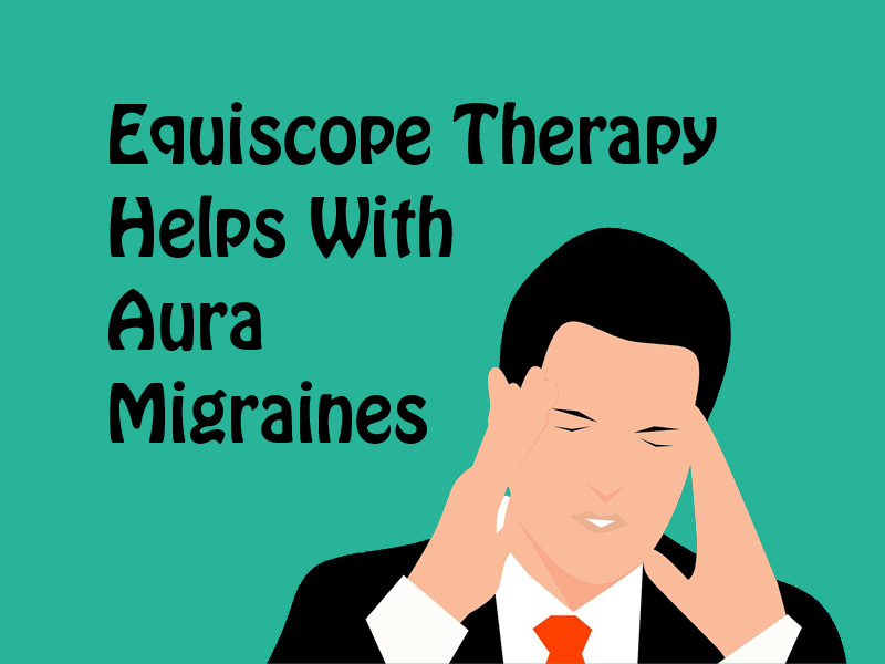 Man with painful head to illustrate aura migraines