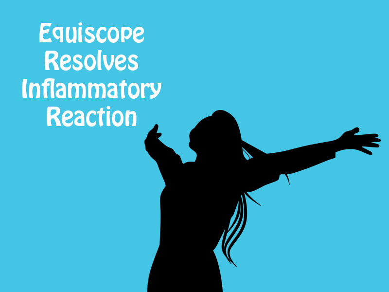 person in silhouette celebrating to illustrate relief from inflammatory reaction