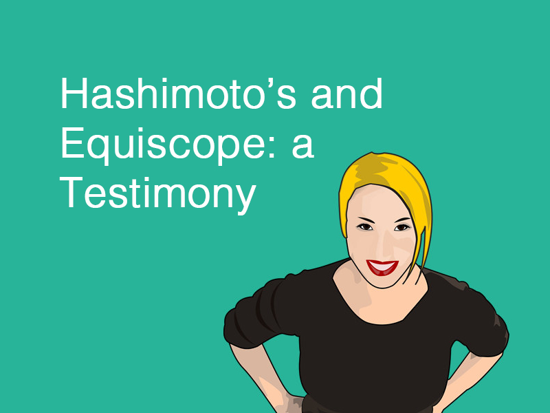 happy woman to illustrate how Equiscope protocols helped her Hashimoto's issue