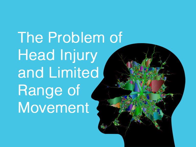 silhouette of head with messy graphic inside to illustrate head injury
