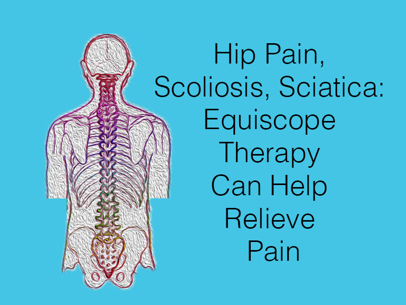Diagram of spinal area to illustrate how Equiscope therapy can help relieve pain
